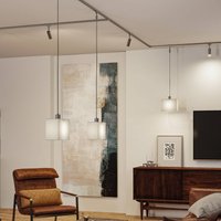Paulmann URail lampshade Verona 2Easy, grey, 25 x 13 cm