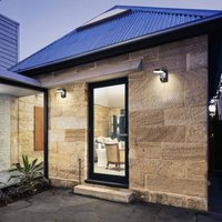 CMD LED-vägglampa 9083, sensor, antracit, 16 cm, CCT, IP54