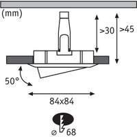 Paulmann Nova Plus x3 spot LED angulaire, blanc