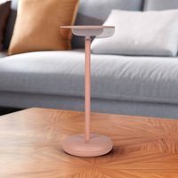 Näve LED patio light Pasi, pink Height 26 cm Metal Touch