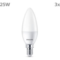 Philips LED candle E14 2.8W 250lm 2700K matt x6
