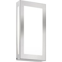 CMD LED wall light Aqua Rain Mini with motion detector, stainless steel