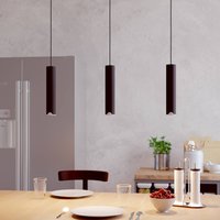 EGLO connect Suspension LED Balamorta-Z, à 3 lampes, noir