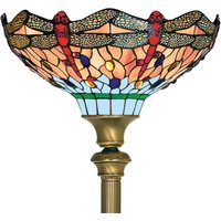 Searchlight Dragonfly floor lamp in Tiffany style