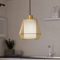 EGLO Ciudadela pendant light, black/brass