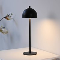 SCHÖNER WOHNEN LED rechargeable table lamp Bellies, black, IP54