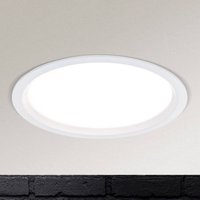 ORION LED-inbyggnadslampa Spock dimbar Ø 17 cm vit