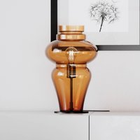 By Rydéns Dolores table lamp, height 40 cm, cognac