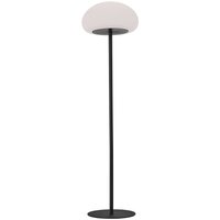 LED-Akku-Terrassenleuchte Sponge, schwarz/weiß, Metall, IP65