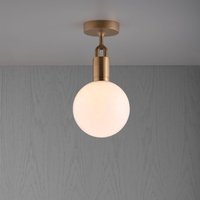 Buster + Punch Forked brass/glass opal Ø 20cm