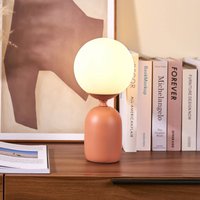 Pauleen Glowing Charm table lamp, ceramic base in rust
