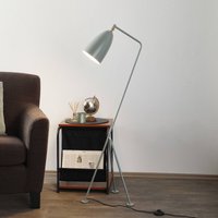 Gubi Gräshoppa Lampe sur pied à trois pieds, bleu-gris