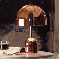 Tom Dixon LED-Tischlampe Bell, kupferfarben, 43 cm, dimmbar