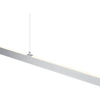LED-pendellampe Karo, aluminium, længde 130 cm, metal, CCT