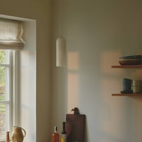 Nordlux Miella taklampa, räfflat glas, satinerad/vit