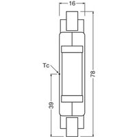 OSRAM LED-lampa stav R7s 4,5W 827 Slim Line