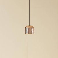 Suspension LED Lindby Lumaro, or, Ø 8 cm, aluminium,48V,intensité variable