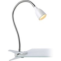 LED-Klemmleuchte Tulip, weiß