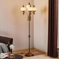 ORION Delia Floor Lamp Four Bulbs Old Brass
