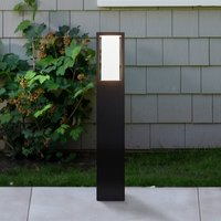 Searchlight Avenue pillar light, black, height 45 cm, metal