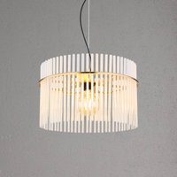 Globo Gorley pendant light, Ø 40 cm, gold-coloured, glass