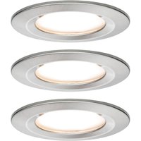Paulmann LED-Einbauspot Nova Coin 3er eisen rund 3-step-dim