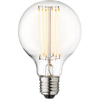 DESIGN BY US LED bulb Globe, E27, Ø 8 cm, 3.5 W, 2,200 K, dimmable