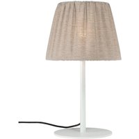 PR Home Lampe de table d'extérieur Agnar, blanc / marron, 57 cm