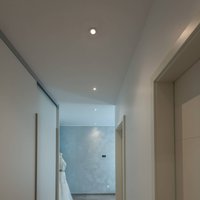 SLV LED recessed downlight New Tria, round, white, 3,000K, 38°