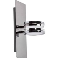 Lightme LED-spegellampa Aqua up & down krom