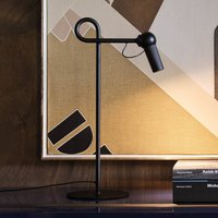 kdln Lampe de table LED Bird, noir, 48 cm, métal, à intensité variable
