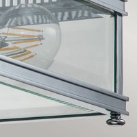 Elstead Plafonnier Holborn, angulaire chromé poli