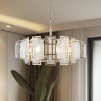 Lucea Ljuskrona Karmella, Ø 65 cm antik mässing 8 lampor