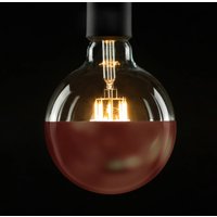 SEGULA LED-glob E27 6,5W 927 toppspeglad koppar