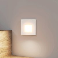 Arcchio LED-inbyggnadslampa Vexi, 7,8 cm x 7,8 cm, vit, CCT