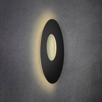 Escale Blade Open LED wall light black Ø 59 cm
