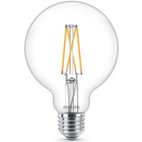 Philips E27 5,9 W LED-globlampa G95 klar dimbar