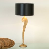 Holländer Lampe à poser Lorgolioso élégante en noir et or
