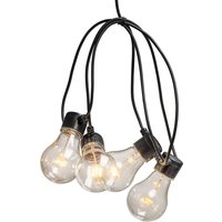 LED-Lichterkette Glühfadenoptik bernstein 5-flg.