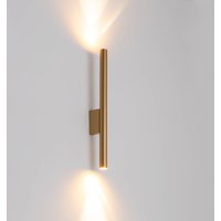 Euluna Applique murale Laser, dorée, métal, 40 cm de haut, G9