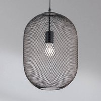 ORION Georgina pendant light with a cage lampshade