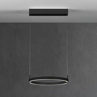 Suspension LED Bopp Float commande gestuelle noir