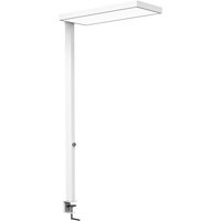 LED-klämlampa MAULjura, vit, aluminium, dimbar, 100 cm