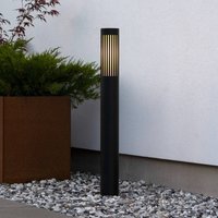 Konstsmide Pistoia path light, black, height 95 cm, metal, IP54