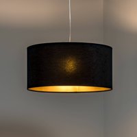 Maco Design Salina pendellampa, svart/guld, Ø 50cm