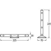 OSRAM LED wall light LEDSTIXX, silver, metal, battery
