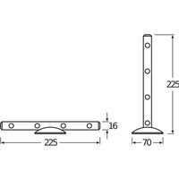 OSRAM LED-vägglampa LEDSTIXX, silver, metall, batteri