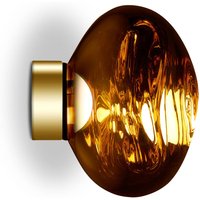 Tom Dixon LED-Wandlampe Melt Surface Mini, 30 cm, gold