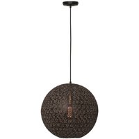 Freelight Oronero hängande lampa, Ø 30 cm, svart/guld, metall