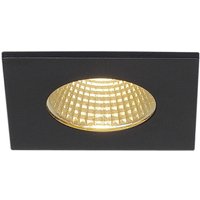 SLV Patta-I lampe encastrée LED angulaire noir mat